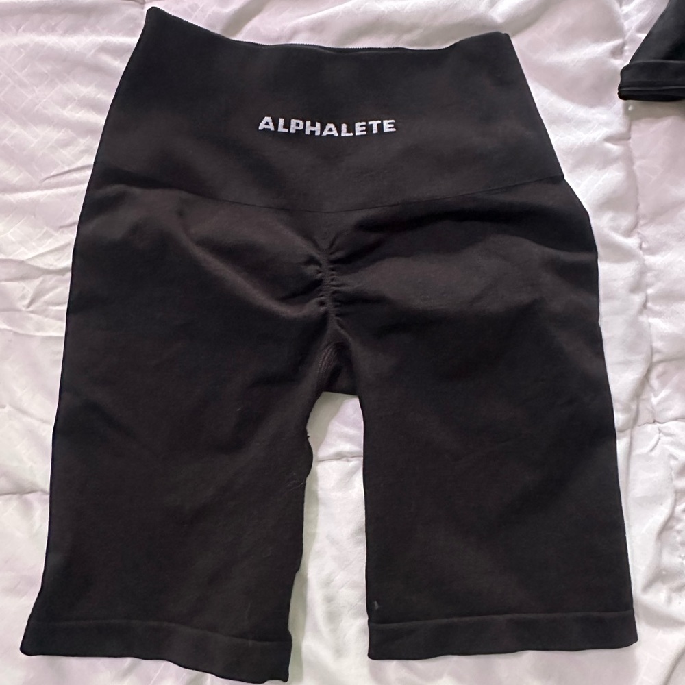 Worn once great biker shorts.